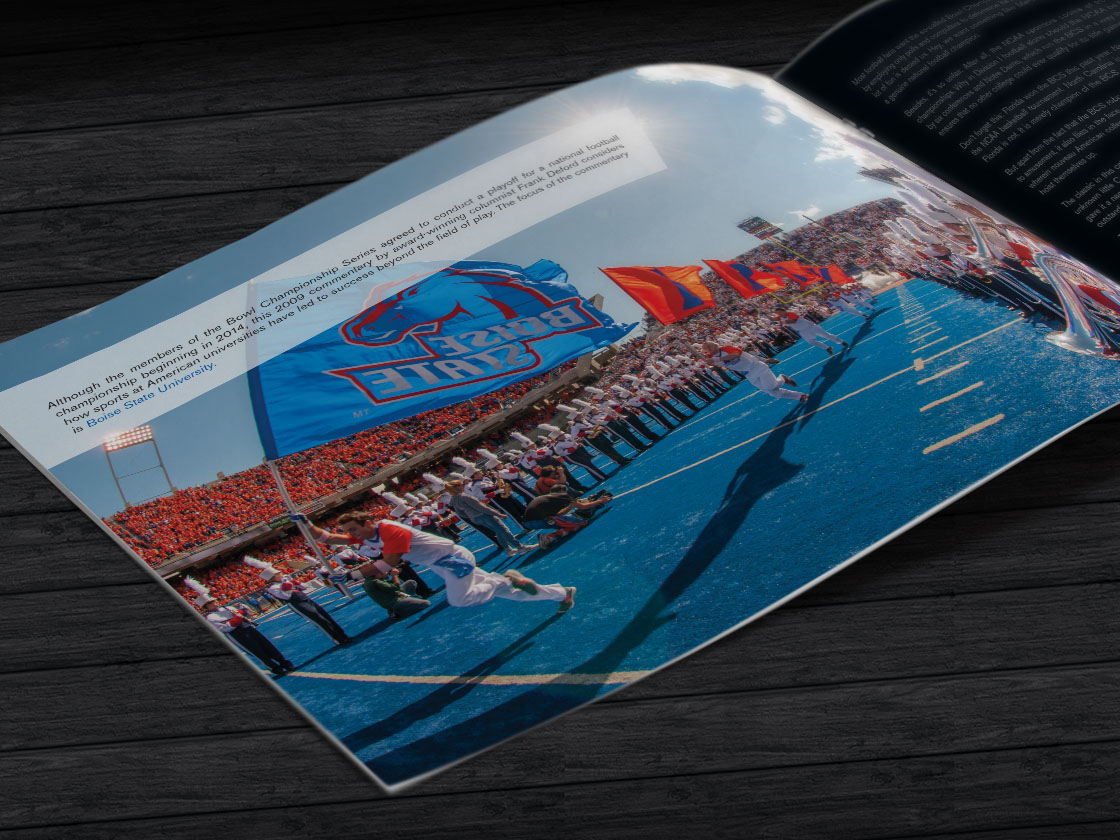 Nike and Boise State University Brochure