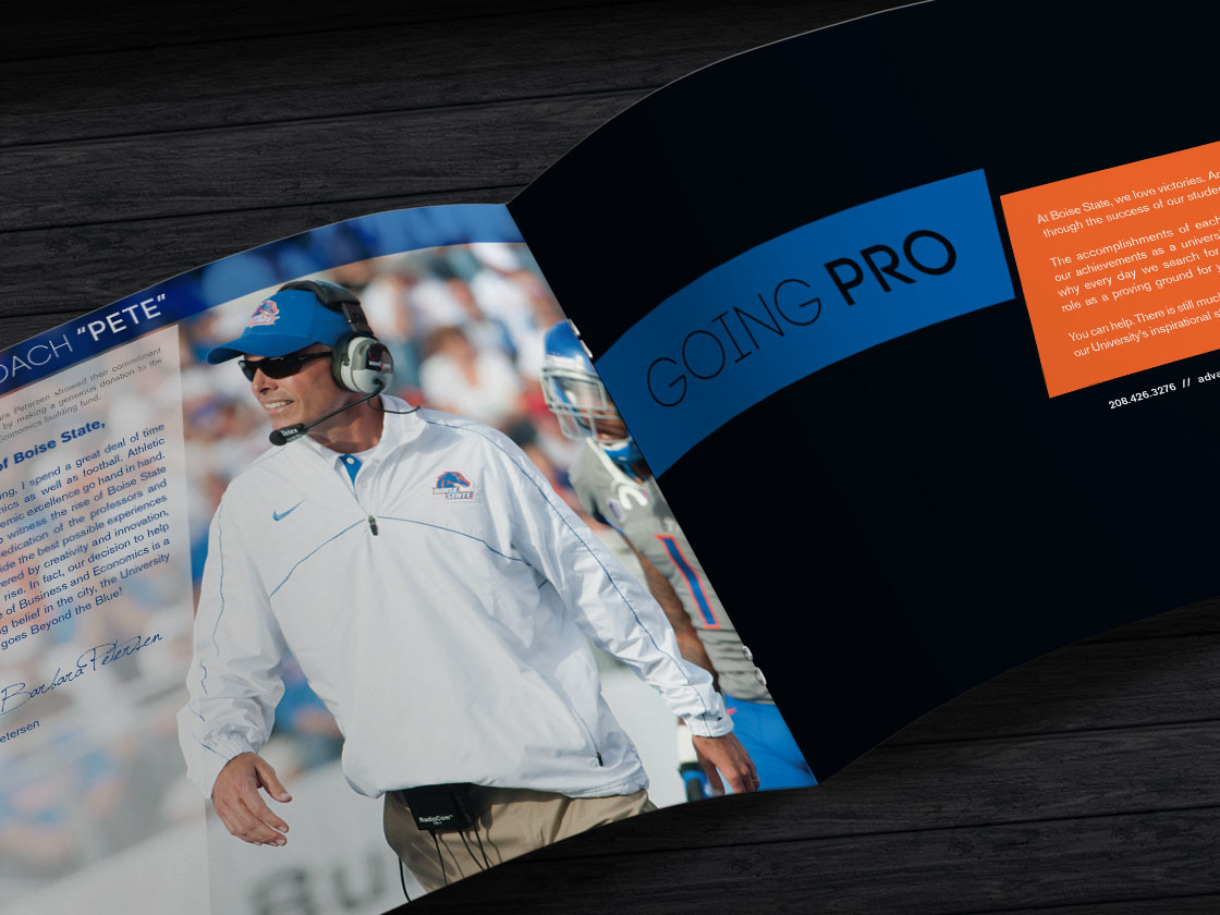 Nike and Boise State University Brochure